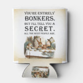 Alice in Wonderland - Tea Party - Bonkers Quote Blikjeskoeler (Achterkant)