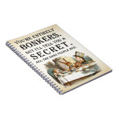 Alice in Wonderland - Tea Party - Bonkers Quote Notitieboek (Rechterzijde)