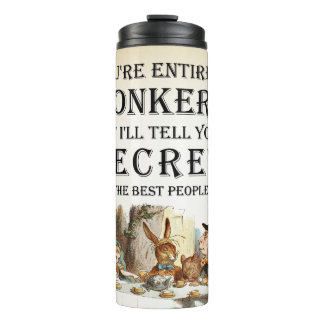 Alice in Wonderland - Tea Party - Bonkers Quote Thermosbeker