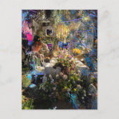 Alice in Wonderland Tea Party Briefkaart (Voorkant)