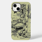 Alice in Wonderland Tea Party Case-Mate iPhone Case (Achterkant)