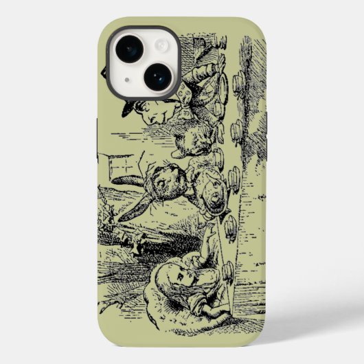Alice in Wonderland Tea Party Case-Mate iPhone Case (Achterkant)