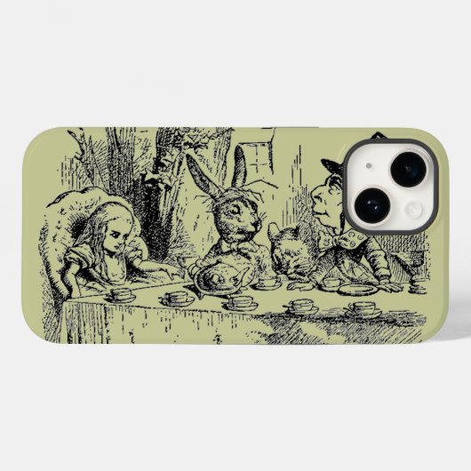Alice in Wonderland Tea Party Case-Mate iPhone Case (Achterkant (horizontaal))