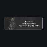 Alice in Wonderland Tea Party Chalkboard Whimsical Etiket<br><div class="desc">Overeenkomende objecten beschikbaar.</div>