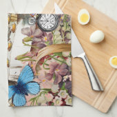 Alice in Wonderland tea party characters Theedoek (Quarter Fold)