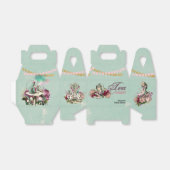  Alice in Wonderland Tea Party Custom Party Bedankdoosjes (Uitgevouwen)