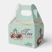 Alice in Wonderland Tea Party Custom Party Bedankdoosjes (Voorkant Zijde)