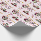 Alice in Wonderland Tea Party Custom Party Cadeaupapier (Hoek)