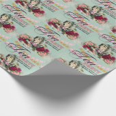 Alice in Wonderland Tea Party Custom Party Cadeaupapier (Hoek)