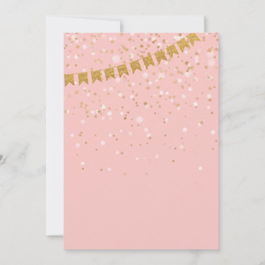  Alice in Wonderland Tea Party Custom Party Kaart (Achterkant)