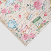  Alice in Wonderland Tea Party Decoupage Ti Tissuepapier (Detail)