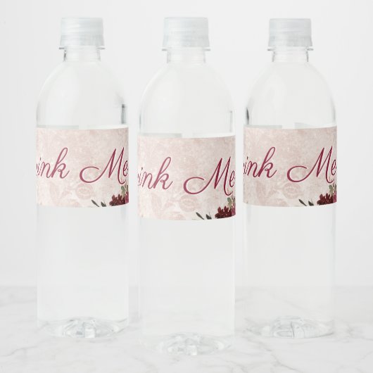Alice in Wonderland Tea Party Drink Me Waterfles Etiket (Flessen)