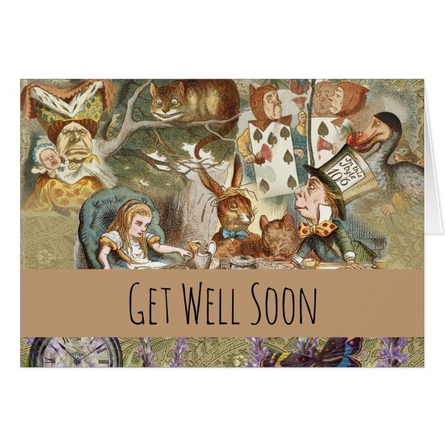 Alice in Wonderland Tea Party Gasten (Voorkant Horizontaal)