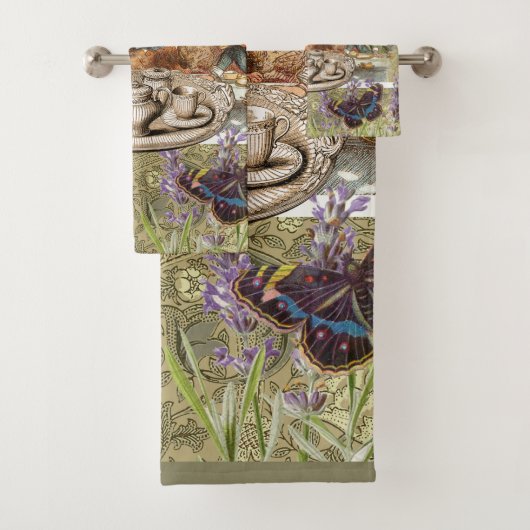 Alice in Wonderland Tea Party Gasten Bad Handdoek (Insitu)