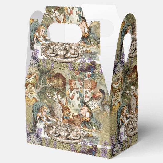 Alice in Wonderland Tea Party Gasten Bedankdoosjes (Geopend)