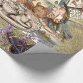 Alice in Wonderland Tea Party Gasten Cadeaupapier (Hoek)