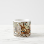 Alice in Wonderland Tea Party Gasten Espresso Kop (Voorkant)