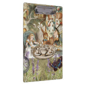 Alice in Wonderland Tea Party Gasten Klembord (Rechts)