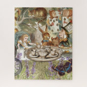 Alice in Wonderland Tea Party Gasten Legpuzzel (Verticaal)