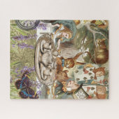Alice in Wonderland Tea Party Gasten Legpuzzel (Horizontaal)