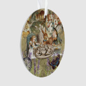 Alice in Wonderland Tea Party Gasten Ornament (voorkant)