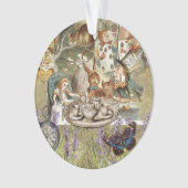 Alice in Wonderland Tea Party Gasten Ornament (voorkant)