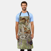 Alice in Wonderland Tea Party Gasten Schort (Gedragen)