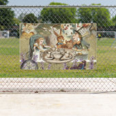 Alice in Wonderland Tea Party Gasten Spandoek (Insitu)