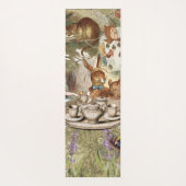 Alice in Wonderland Tea Party Gasten Yogamat (Achterkant)