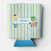 Alice in Wonderland Tea Party Happy Birthday Blikjeskoeler (Voorkant)