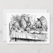 Alice in Wonderland Tea Party Housewarming Kaart (Voorkant)
