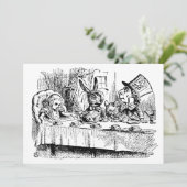 Alice in Wonderland Tea Party Housewarming Kaart (Staand voorkant)