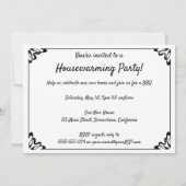 Alice in Wonderland Tea Party Housewarming Kaart (Achterkant)