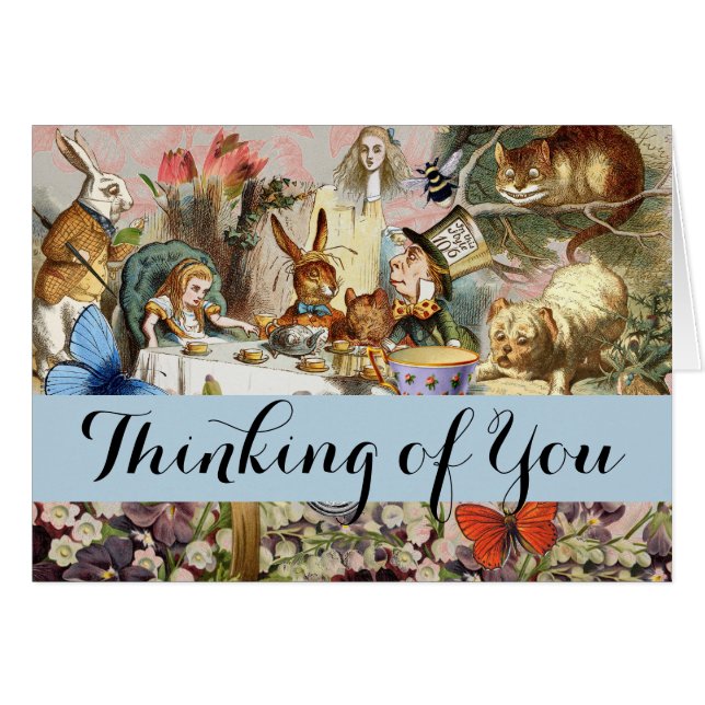 Alice in Wonderland Tea Party Kunst (Voorkant Horizontaal)