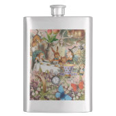 Alice in Wonderland Tea Party Kunst Flacon (Voorkant)