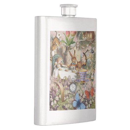 Alice in Wonderland Tea Party Kunst Flacon (Rechts)