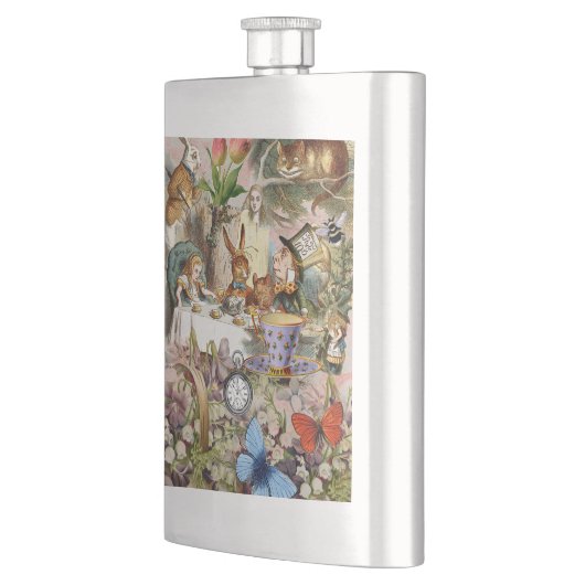 Alice in Wonderland Tea Party Kunst Flacon (Links)