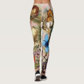 Alice in Wonderland Tea Party Kunst Leggings (Achterkant)