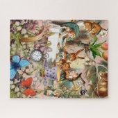 Alice in Wonderland Tea Party Kunst Legpuzzel (Horizontaal)