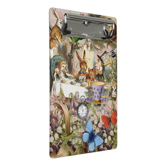 Alice in Wonderland Tea Party Kunst Mini Klembord (Schuin)