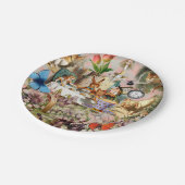 Alice in Wonderland Tea Party Kunst Papieren Bordje (Gekanteld)
