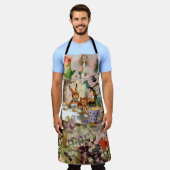 Alice in Wonderland Tea Party Kunst Schort (Gedragen)