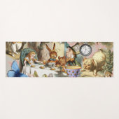 Alice in Wonderland Tea Party Kunst Yogamat (Voorkant (horizontaal))