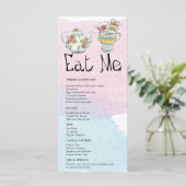Alice in Wonderland | Tea Party Menu (Staand voorkant)