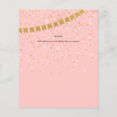 Alice in Wonderland Tea Party nodigt elke gebeurte Flyer (Achterkant)