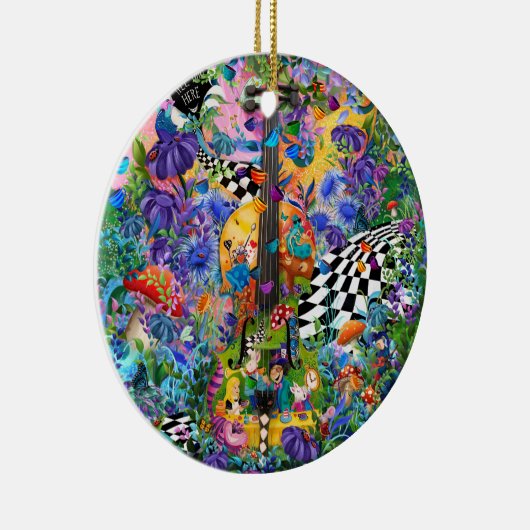 Alice in Wonderland Tea Party Ornament door Juleez (Rechts)