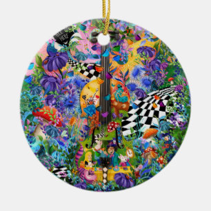 Alice in Wonderland Tea Party Ornament door Juleez