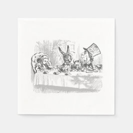  Alice in Wonderland Tea Party Papier Servet