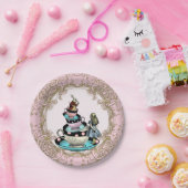 Alice in Wonderland Tea Party Papieren Bordje (Feest)
