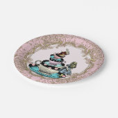 Alice in Wonderland Tea Party Papieren Bordje (Gekanteld)